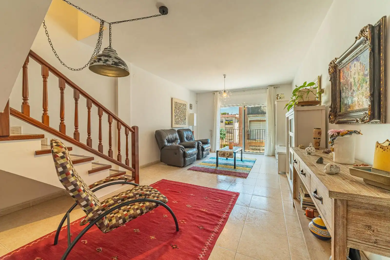 Wohnzimmer von Maisonette zum Verkauf in Canet de Mar mit Heizung, Terrasse und Abstellraum