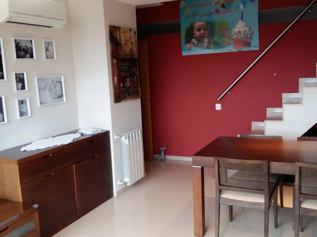 Dining room of Duplexes for sale in  Barcelona Capital  with Air Conditioner and Terrace