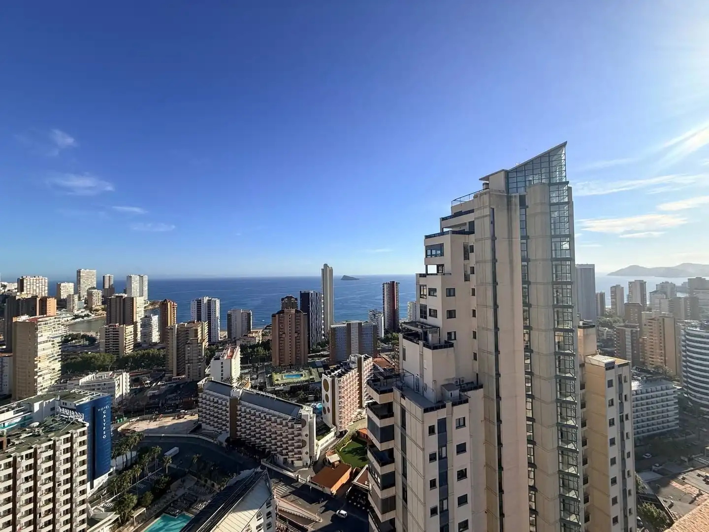 Exterior view of Attic for sale in Benidorm  with Air Conditioner and Community pool