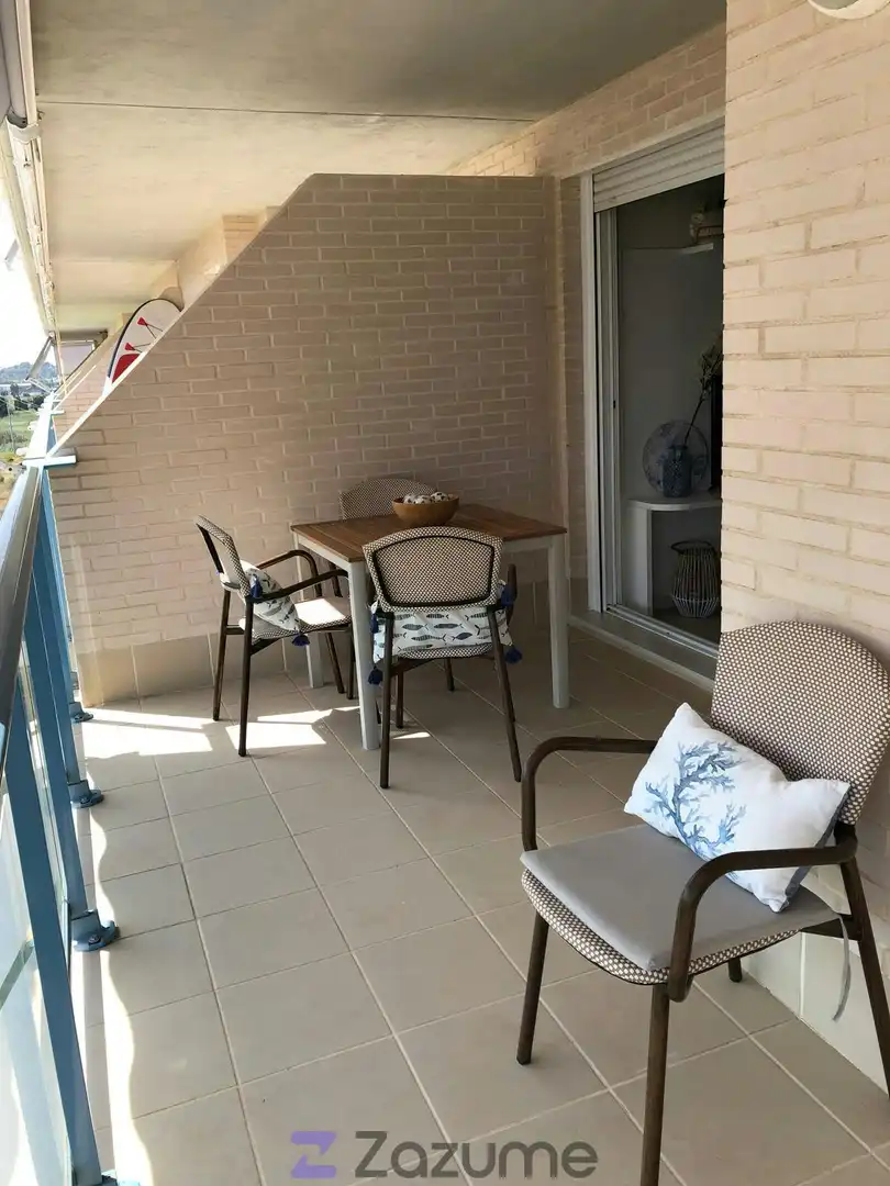 Terrasse von Wohnung zur Miete in El Puig de Santa Maria mit Klimaanlage, Terrasse und Schwimmbad