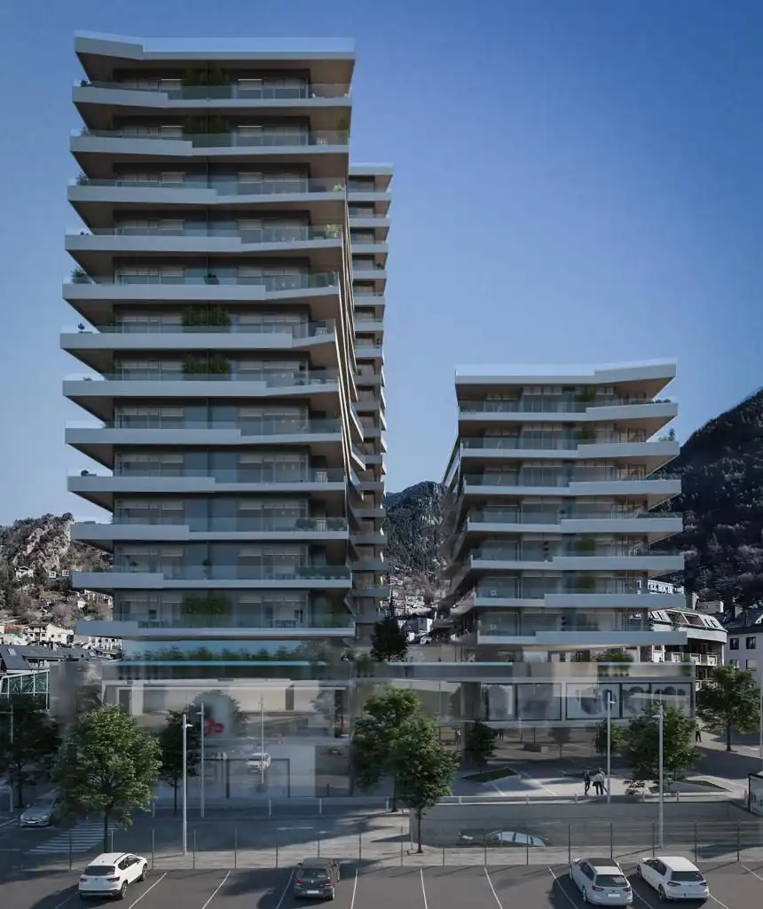 Vista exterior de Apartamento en venta en Escaldes – Engordany con Aire acondicionado, Parquet y Terraza