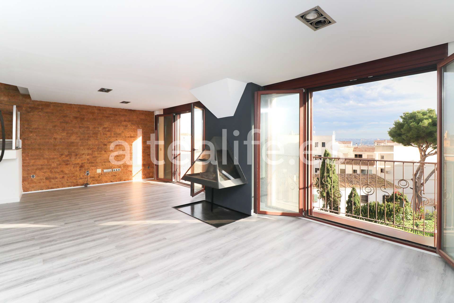 Sala d'estar de Dúplex en venda en Jávea / Xàbia amb Aire condicionat, Calefacció i Terrassa