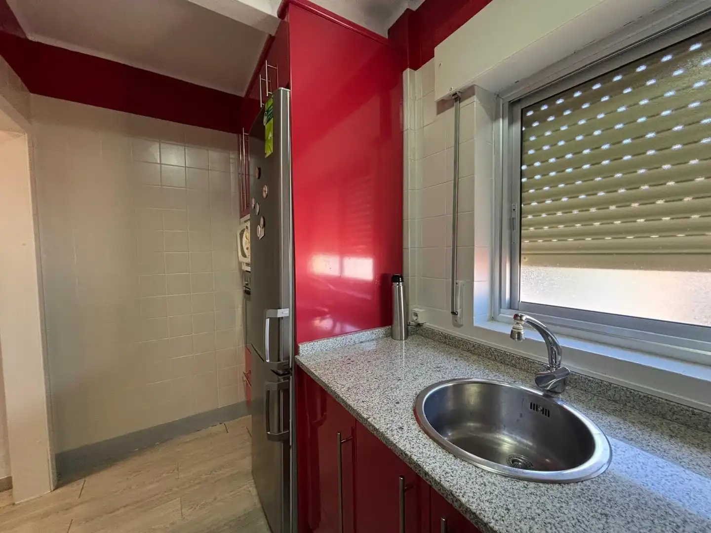 Kitchen of Flat for sale in Cáceres  with Air Conditioner, Terrace and Furnished