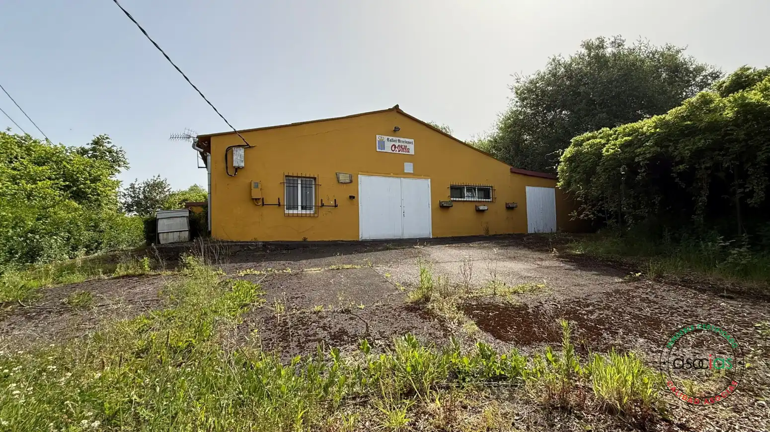 Exterior view of Industrial buildings for sale in Siero