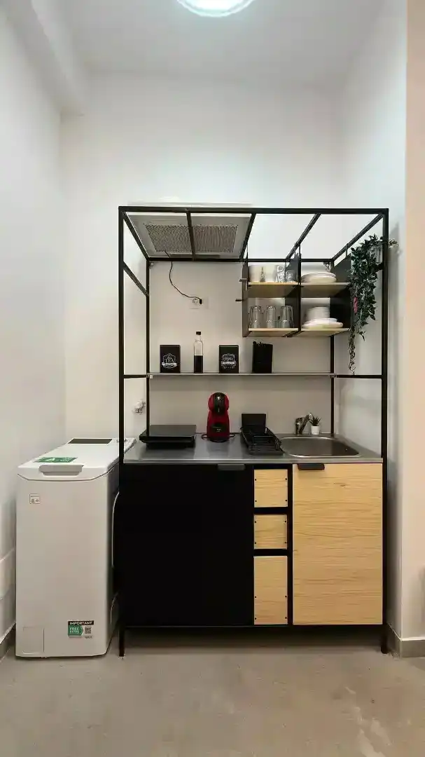 Kitchen of Flat for rent in Adeje  with Air Conditioner, Furnished and Washing machine
