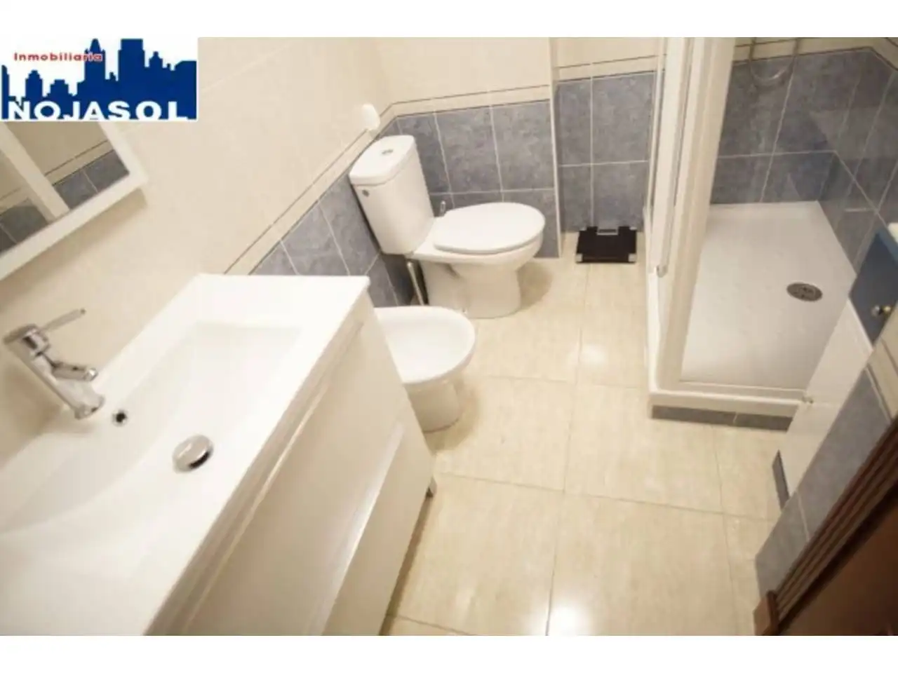 Bathroom of Flat for rent in Noja  with Heating, Terrace and Furnished
