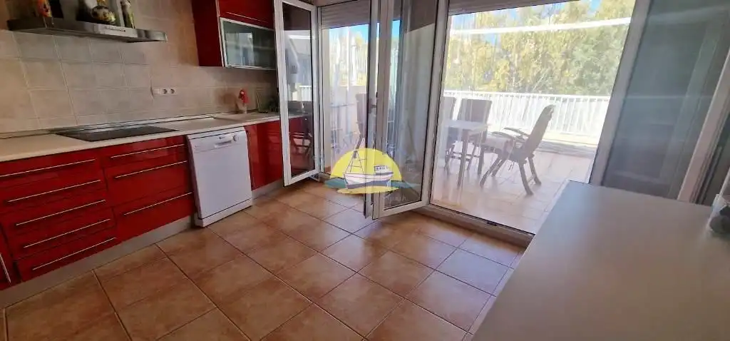 Cocina de Apartamento en venta en Cartagena con Aire acondicionado, Jardín privado y Terraza