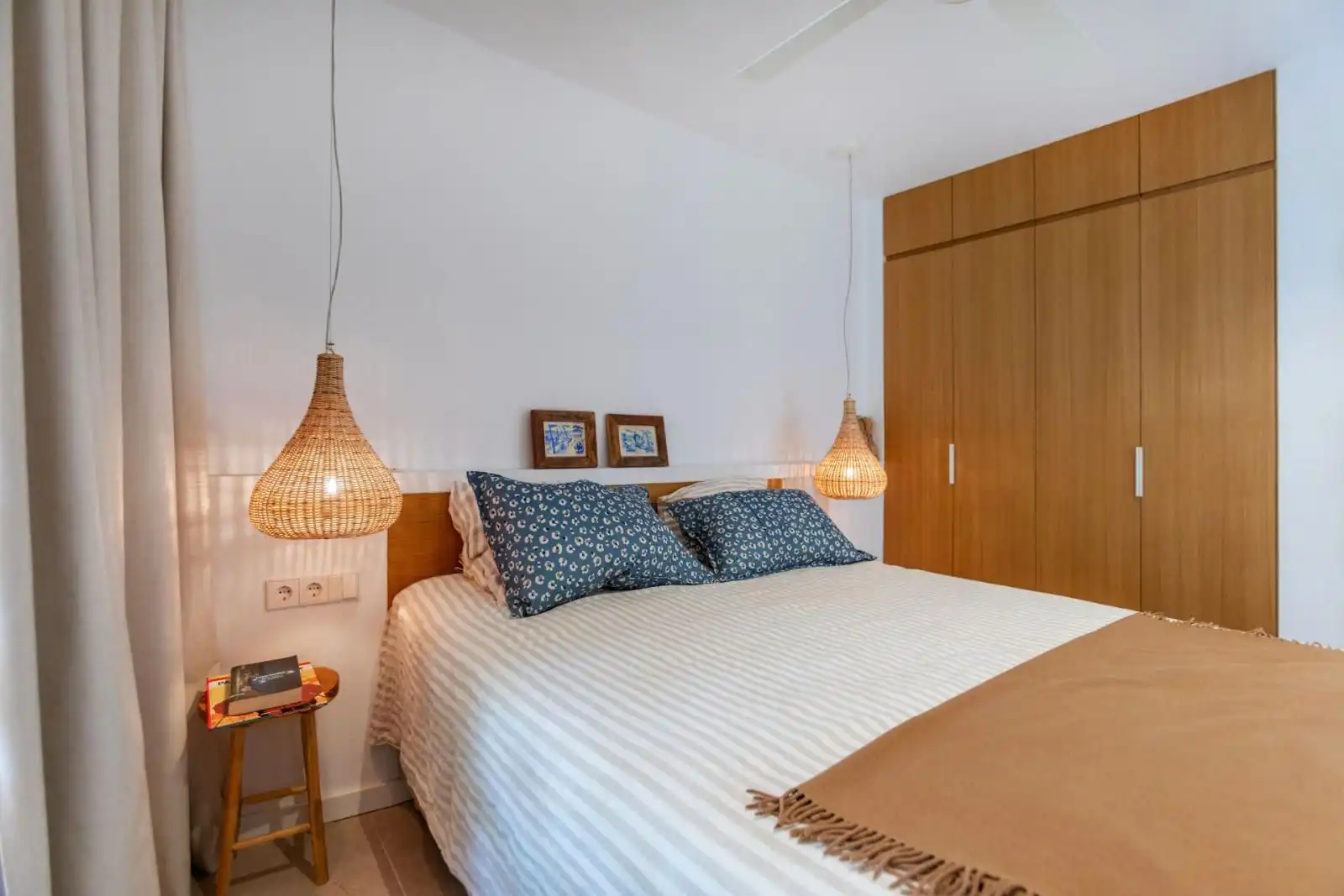 Schlafzimmer von Wohnungen zum Verkauf in Palafrugell mit Heizung, Terrasse und Möbliert