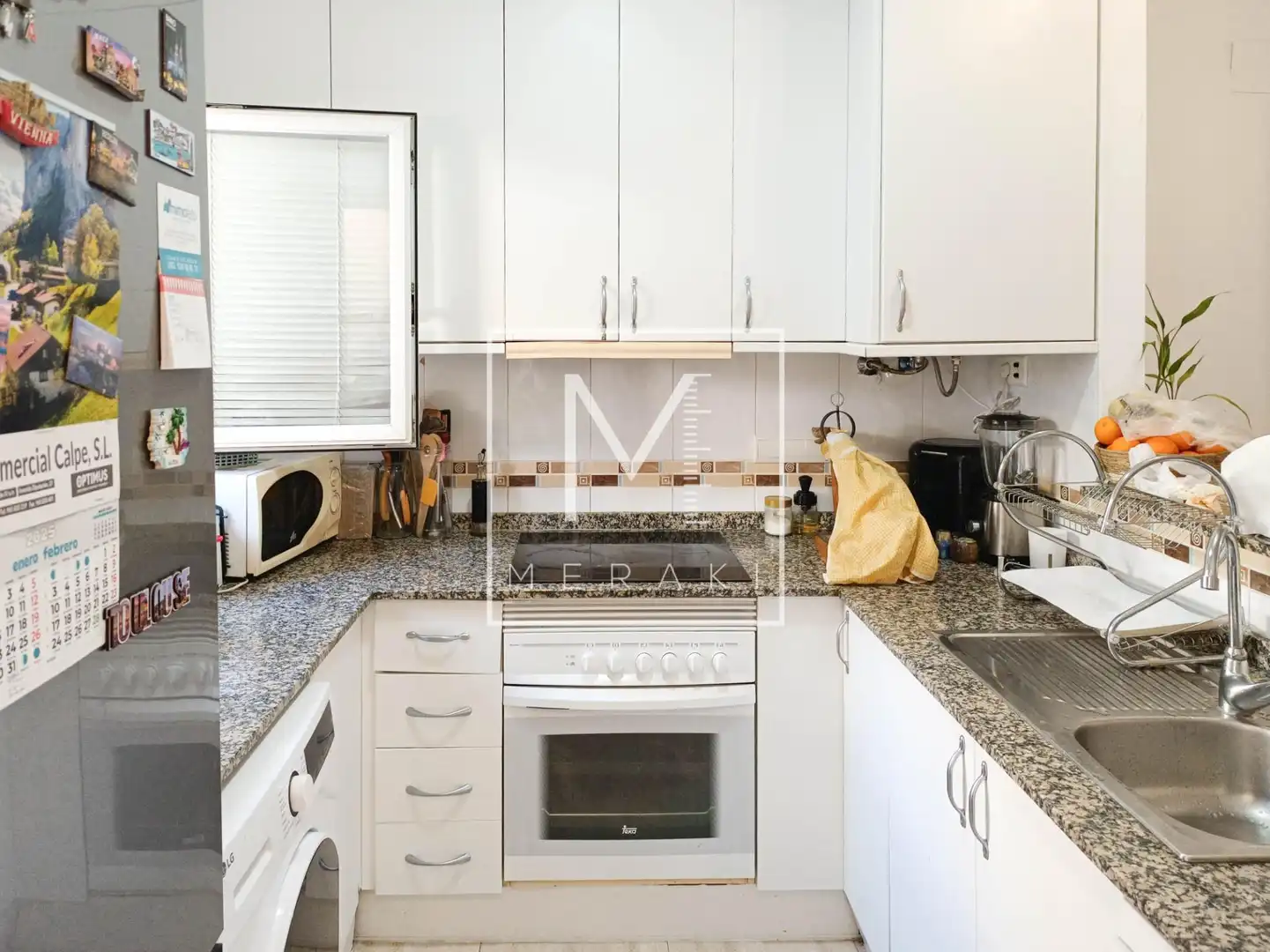 Cuina de Casa o xalet en venda en Calpe / Calp amb Aire condicionat, Calefacció i Jardí privat