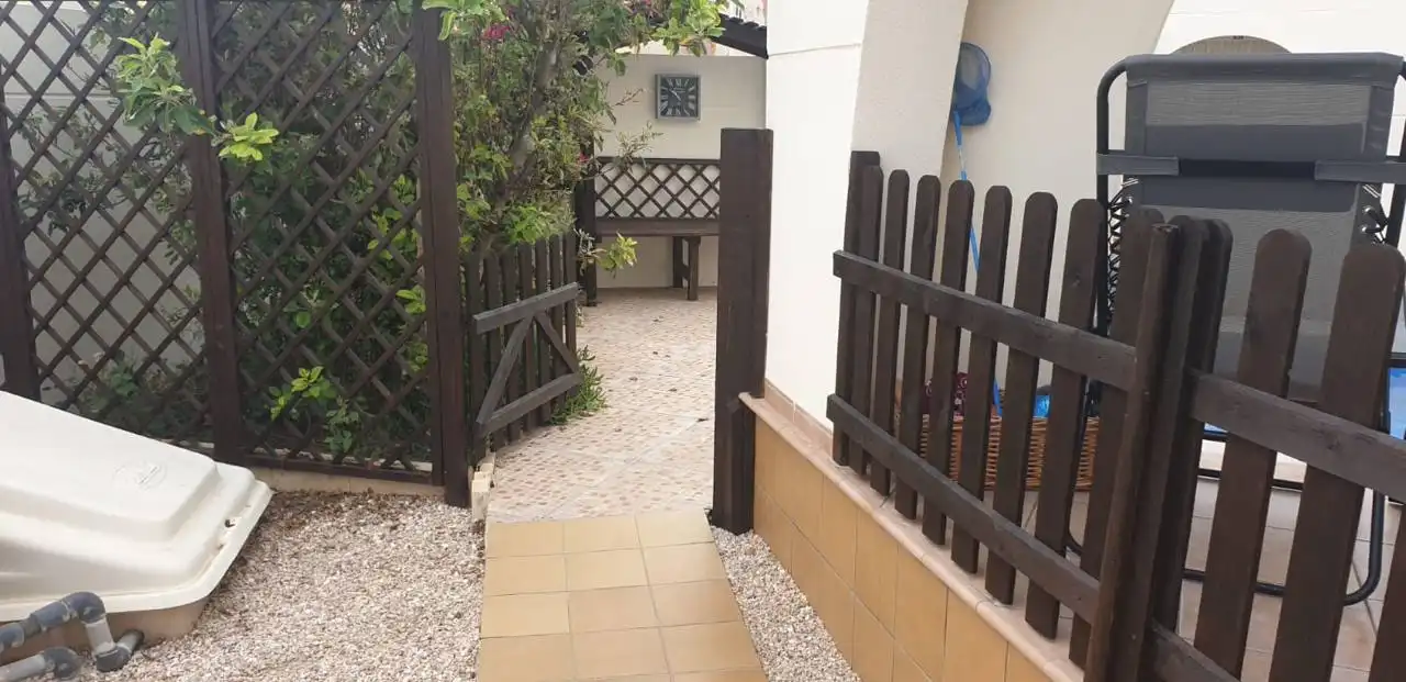 Terrace of Detached homes for rent in San Pedro del Pinatar  with Air Conditioner, Heating and Private garden