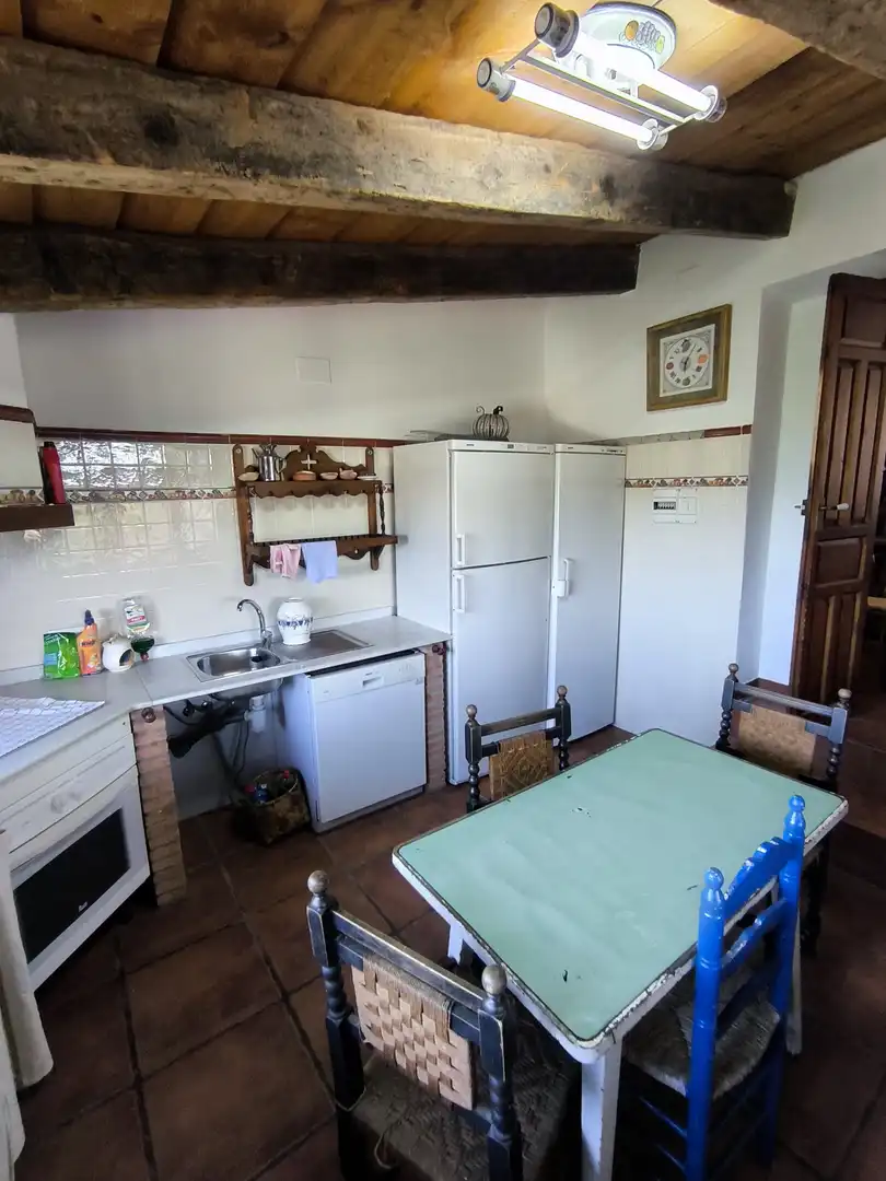 Cuina de Casa o xalet en venda en Baños de la Encina amb Aire condicionat, Jardí privat i Terrassa
