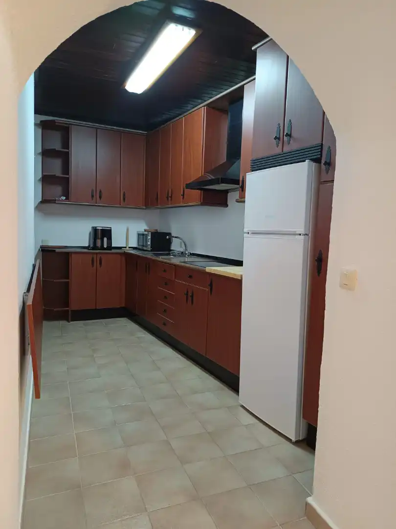 Cocina de Piso en venta en Valencia de Alcántara con Aire acondicionado, Terraza y Amueblado