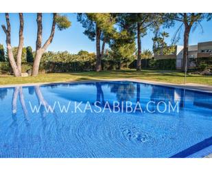 Swimming pool of Single-family semi-detached to rent in Bétera  with Air Conditioner, Heating and Private garden