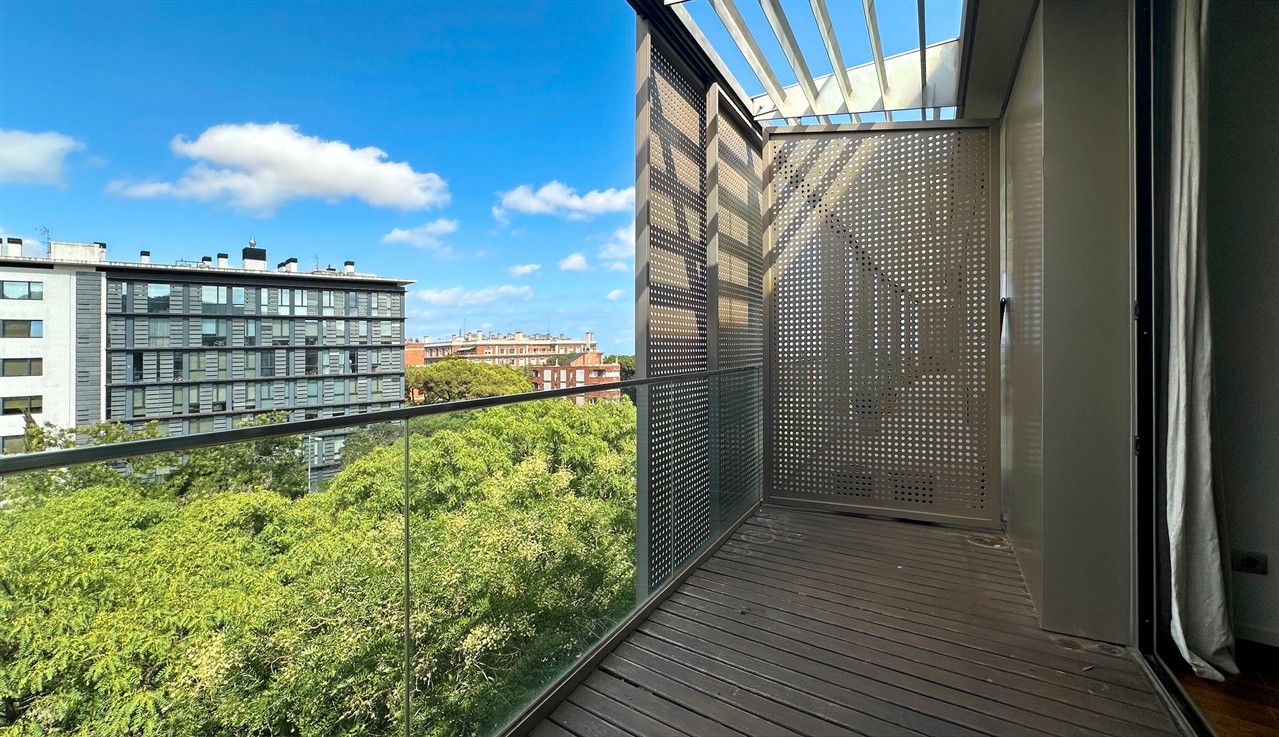 Terrace of Flat for sale in  Barcelona Capital  with Air Conditioner, Parquet flooring and Terrace