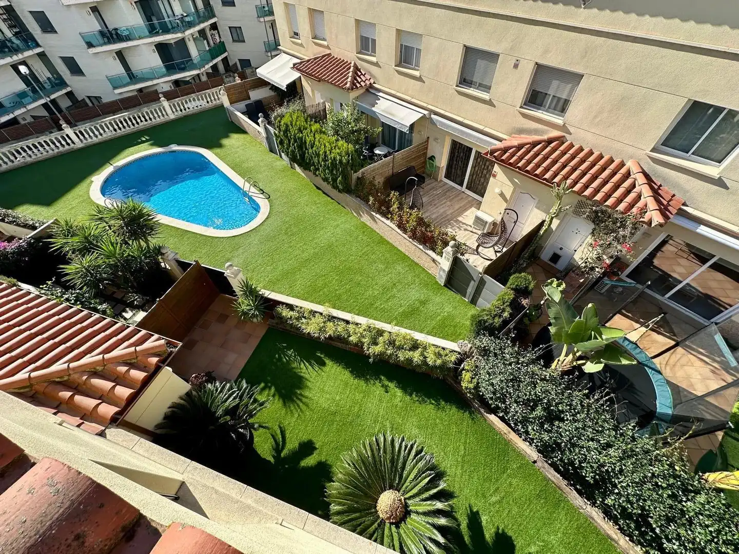 Jardí de Casa adosada en venda en Lloret de Mar amb Aire condicionat, Calefacció i Jardí privat
