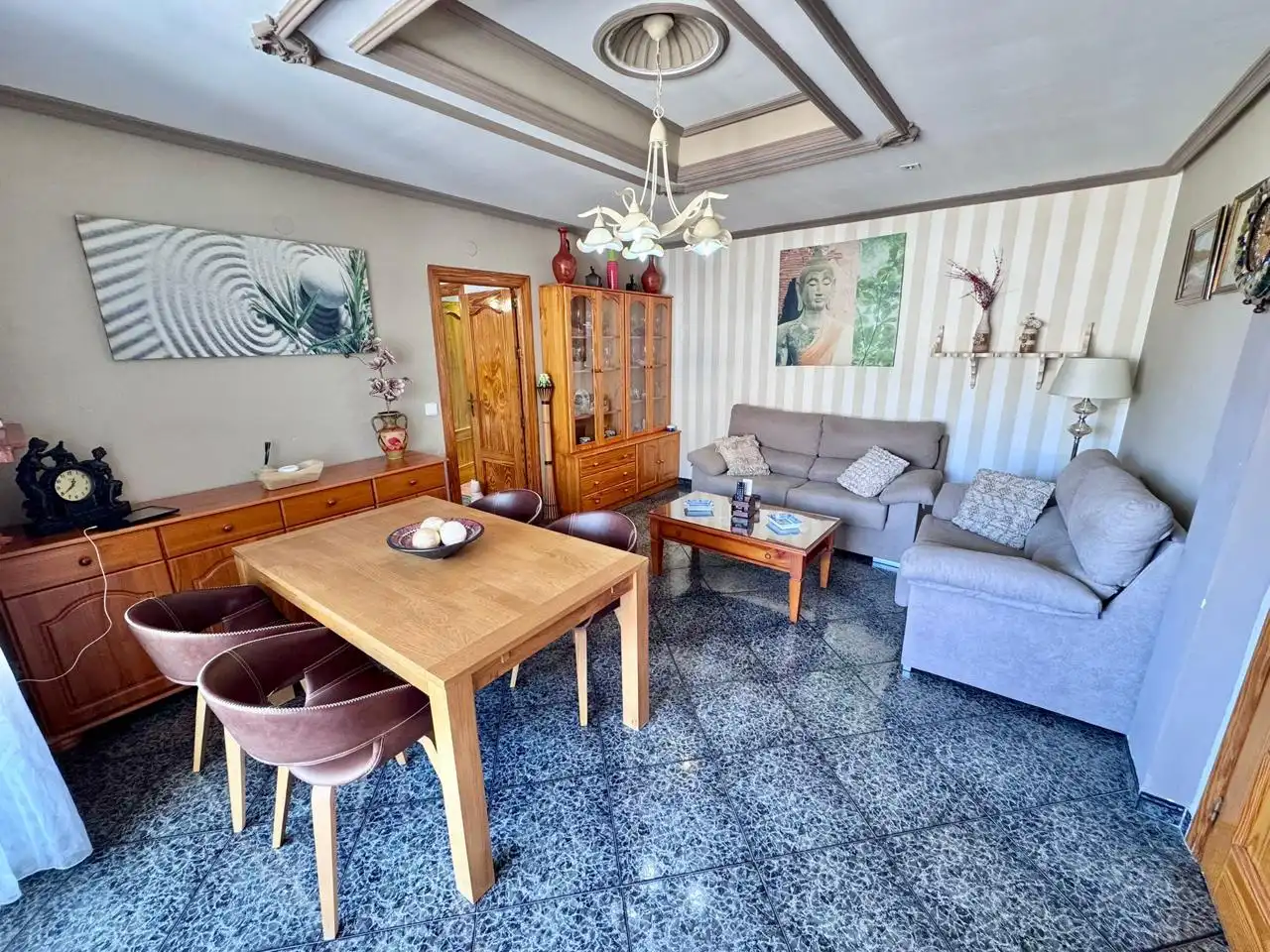 Sala de estar de Apartamento en venta en Cullera con Aire acondicionado, Calefacción y Terraza
