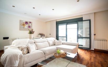 Living room of Single-family semi-detached for sale in Ávila Capital  with Air Conditioner, Terrace and Balcony