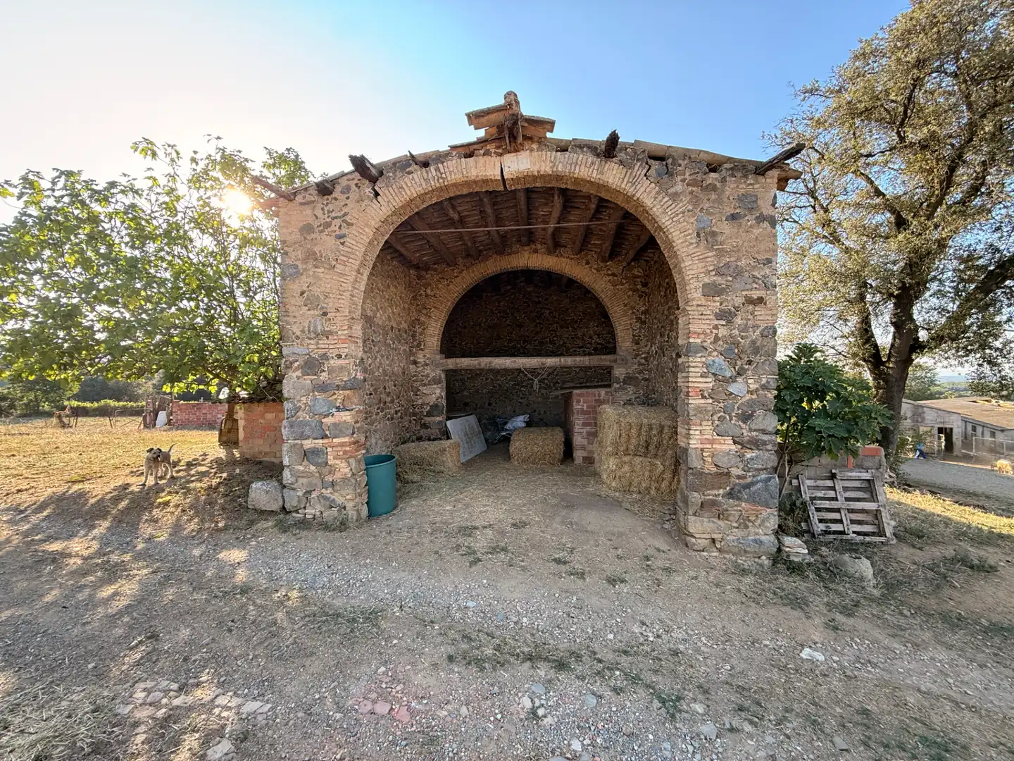 Vista exterior de Finca rústica en venda en Vilobí d'Onyar
