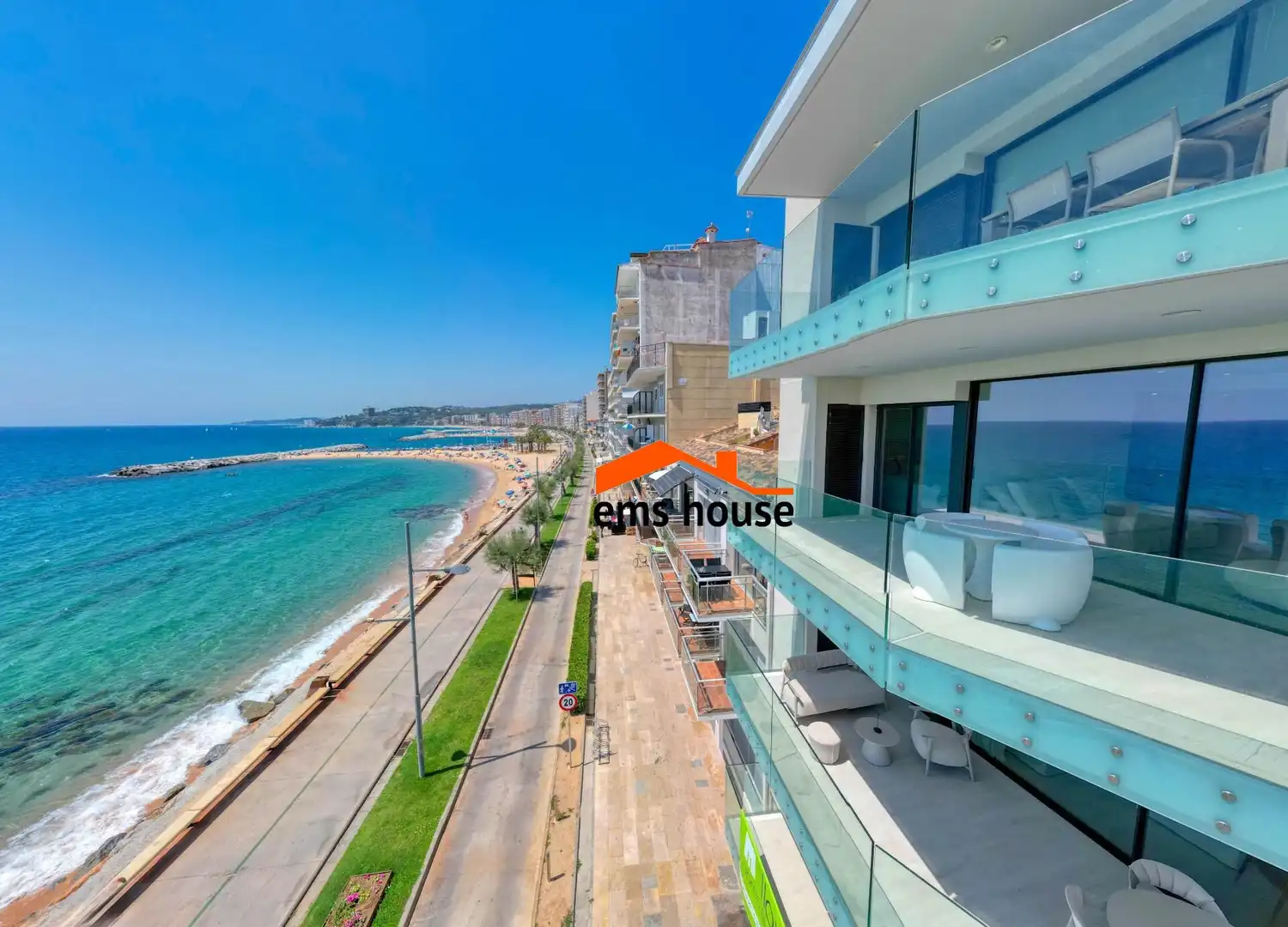 Vista exterior de Apartamento en venta en Calonge i Sant Antoni con Aire acondicionado, Calefacción y Jardín privado
