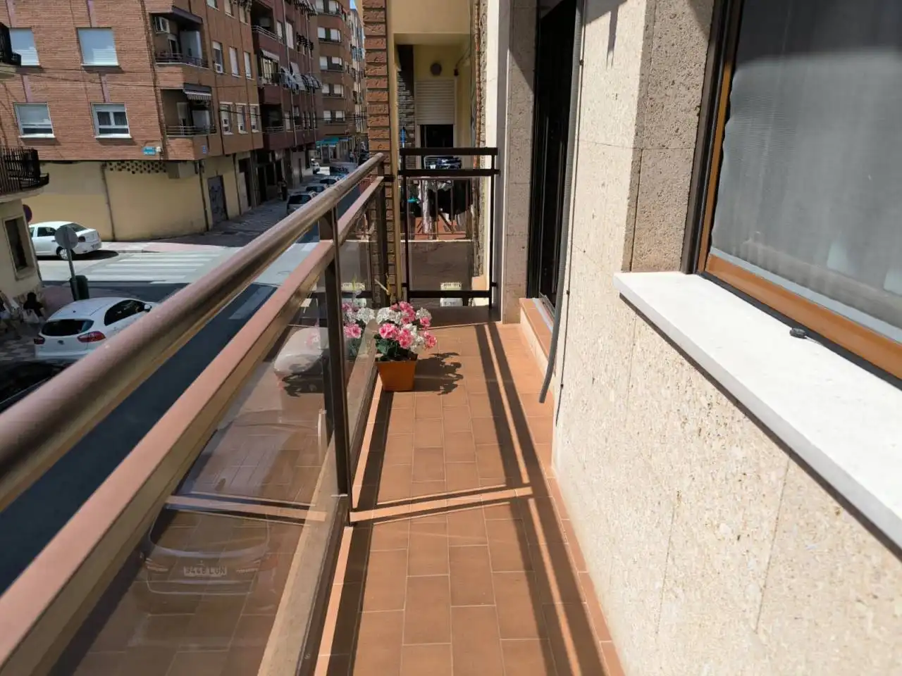 Terraza de Piso de alquiler en Albacete con Aire acondicionado, Calefacción y Balcón