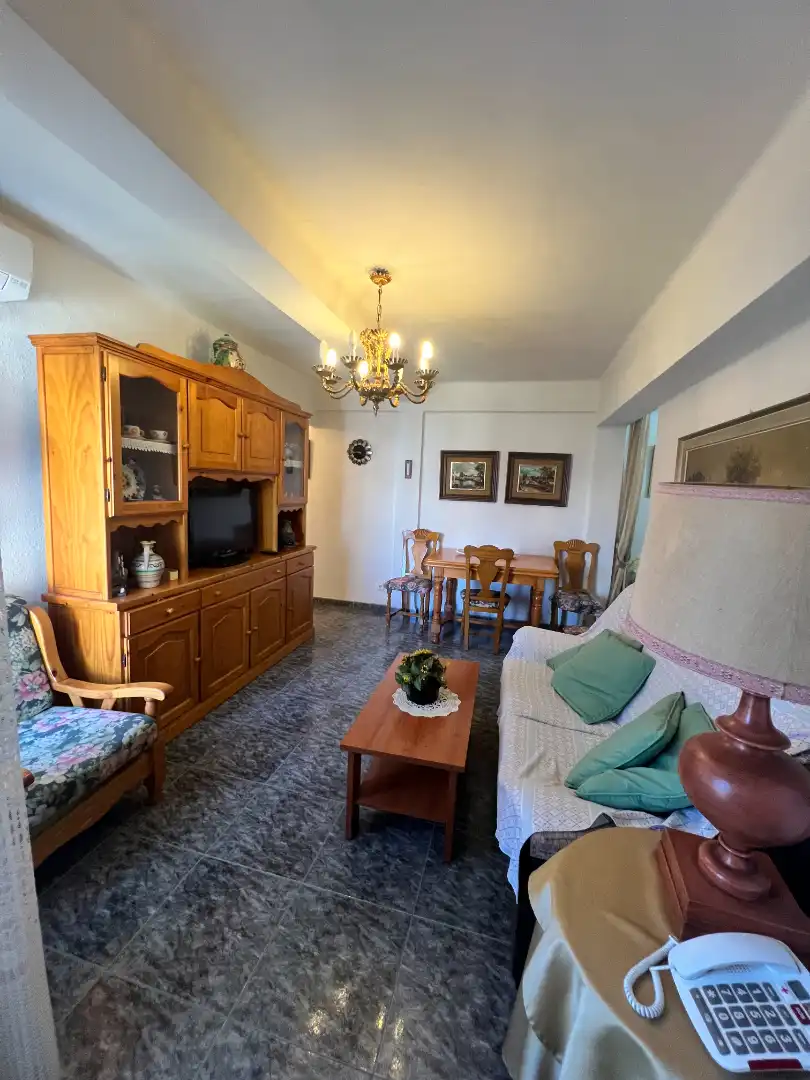 Living room of Flat for sale in Sagunto / Sagunt  with Air Conditioner, Heating and Balcony