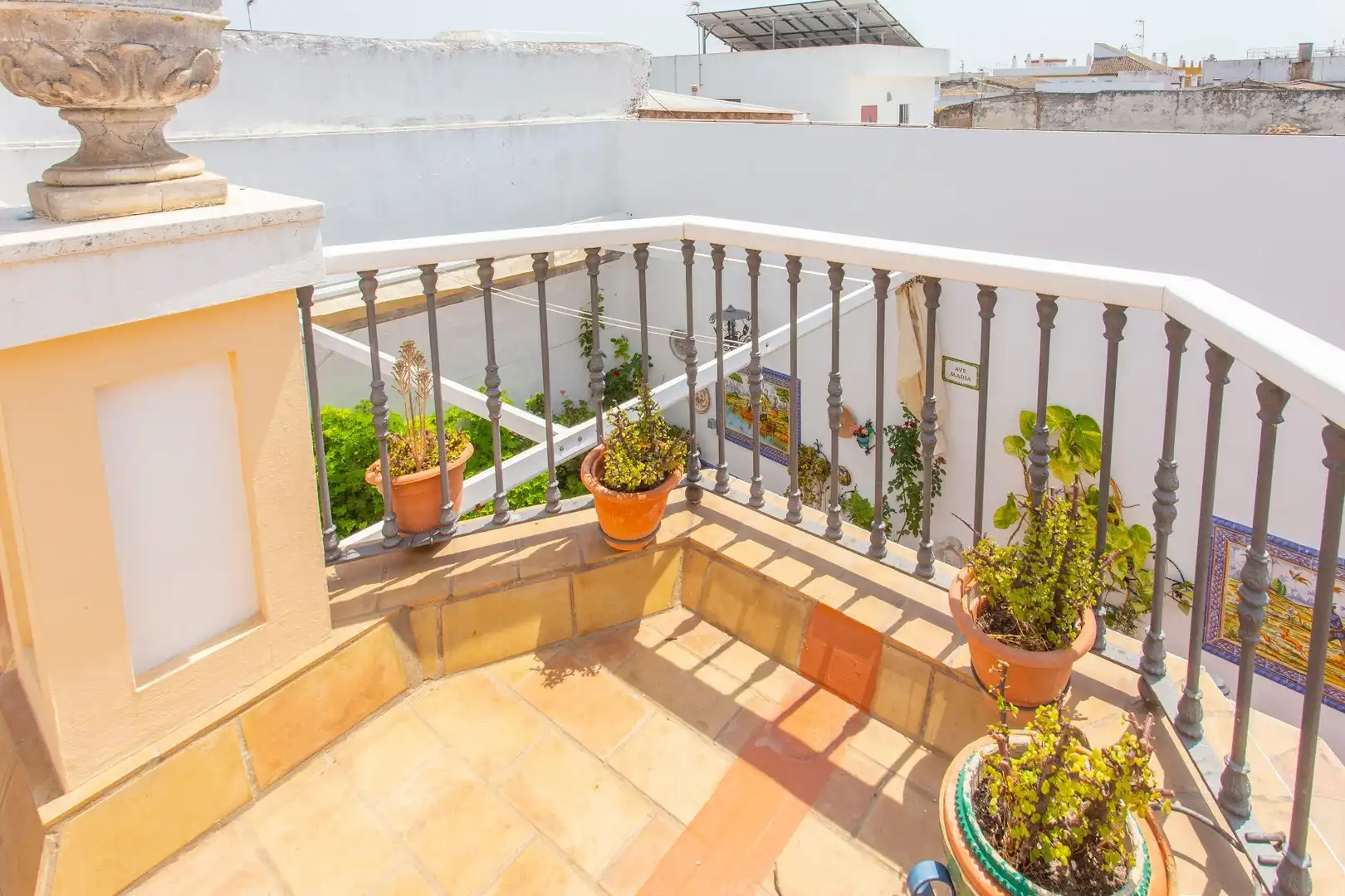 Terraza de Casa o chalet en venta en El Puerto de Santa María con Aire acondicionado, Calefacción y Jardín privado
