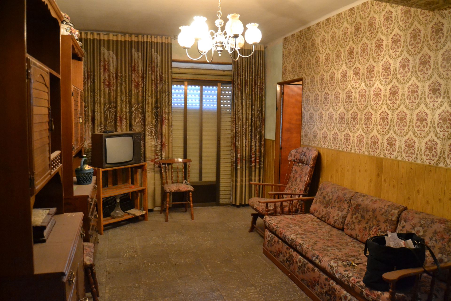 Sala de estar de Piso en venta en Plasencia con Calefacción, Terraza y Amueblado