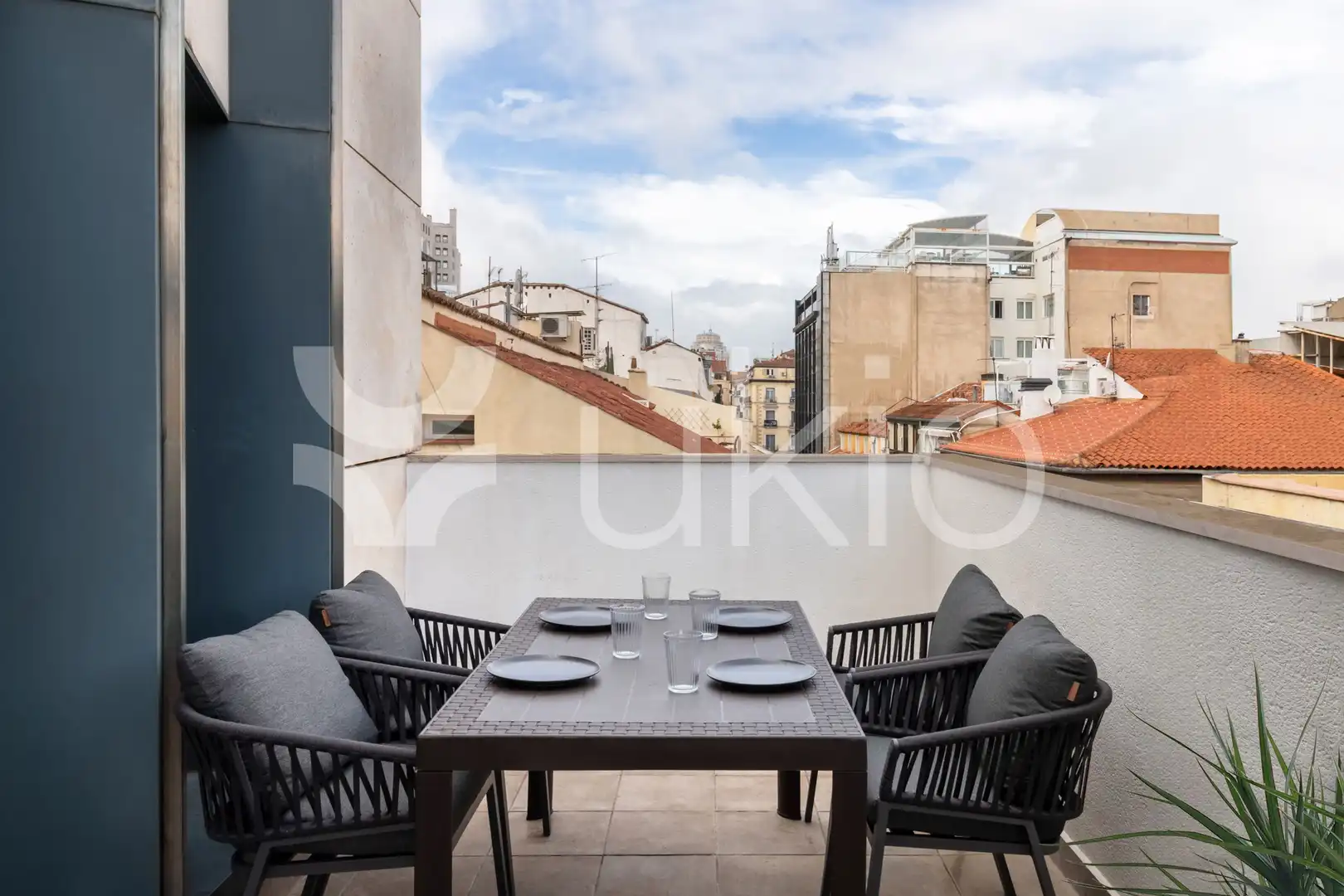 Terrasse von Wohnung zur Miete in Madrid mit Klimaanlage, Heizung und Terrasse