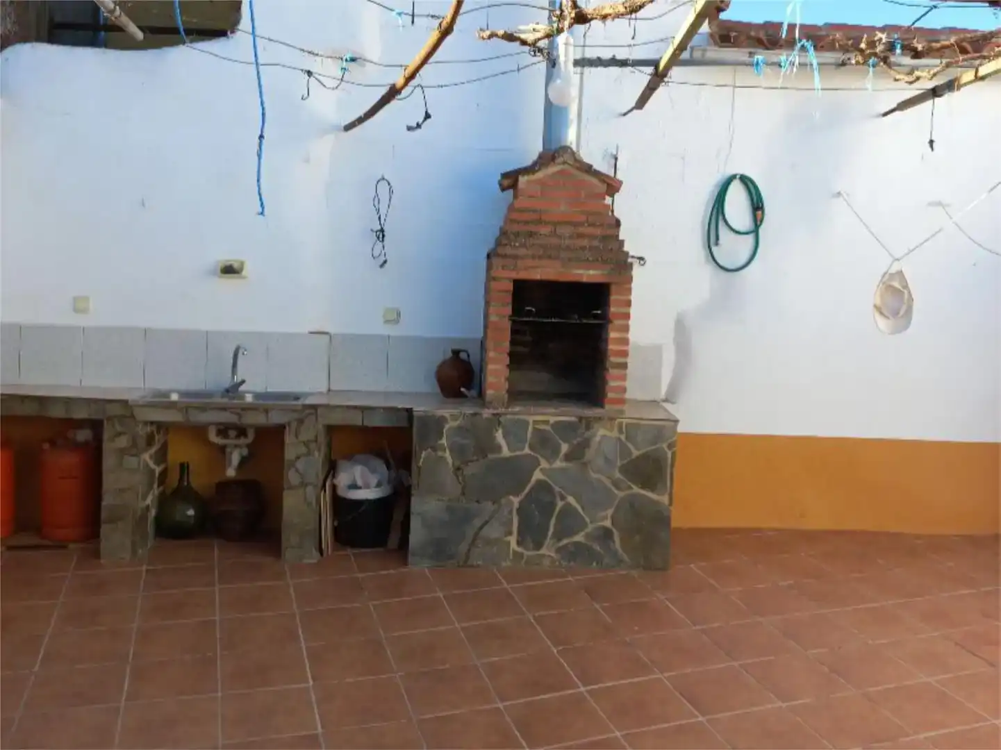 Cocina de Casa adosada en venta en Aldeacentenera con Aire acondicionado, Trastero y Amueblado