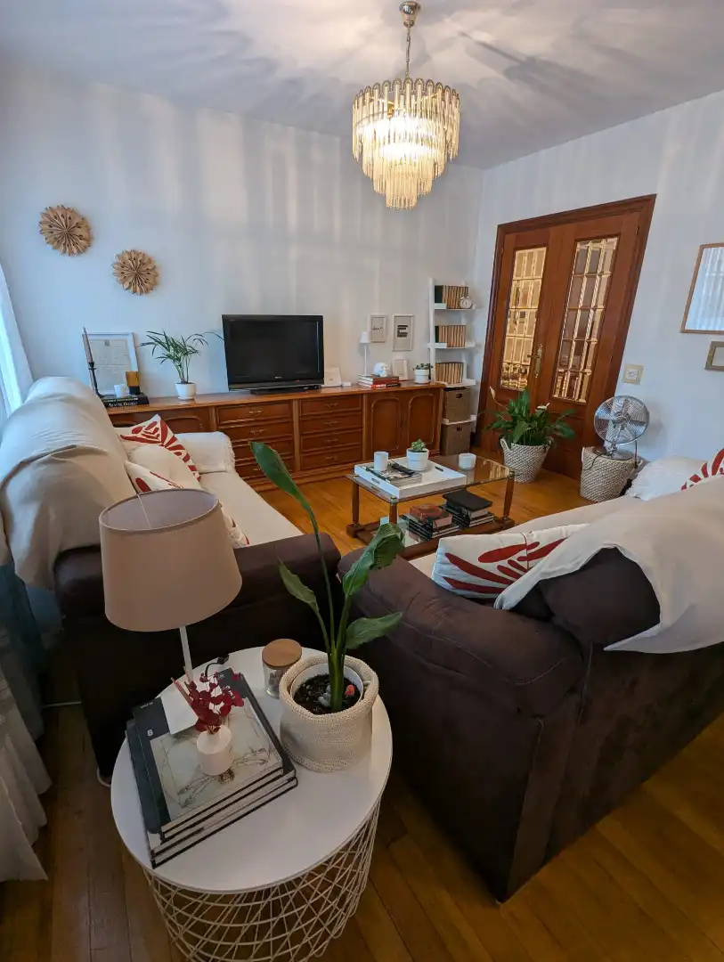 Sala de estar de Piso en venta en Amorebieta-Etxano con Calefacción, Trastero y Amueblado