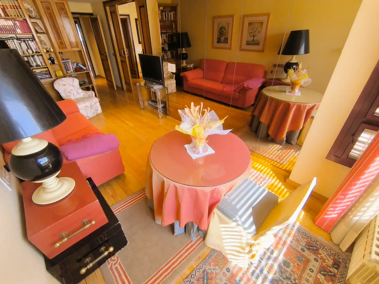 Wohnzimmer von Wohnung zum Verkauf in Palencia mit Klimaanlage, Heizung und Parkett