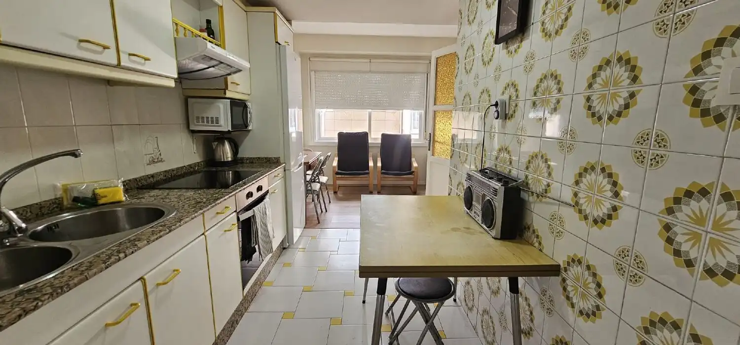 Cocina de Piso en venta en A Coruña Capital  con Amueblado