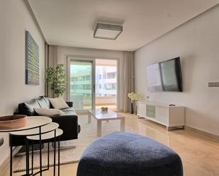 Living room of Apartment to rent in Marbella  with Air Conditioner, Terrace and Swimming Pool