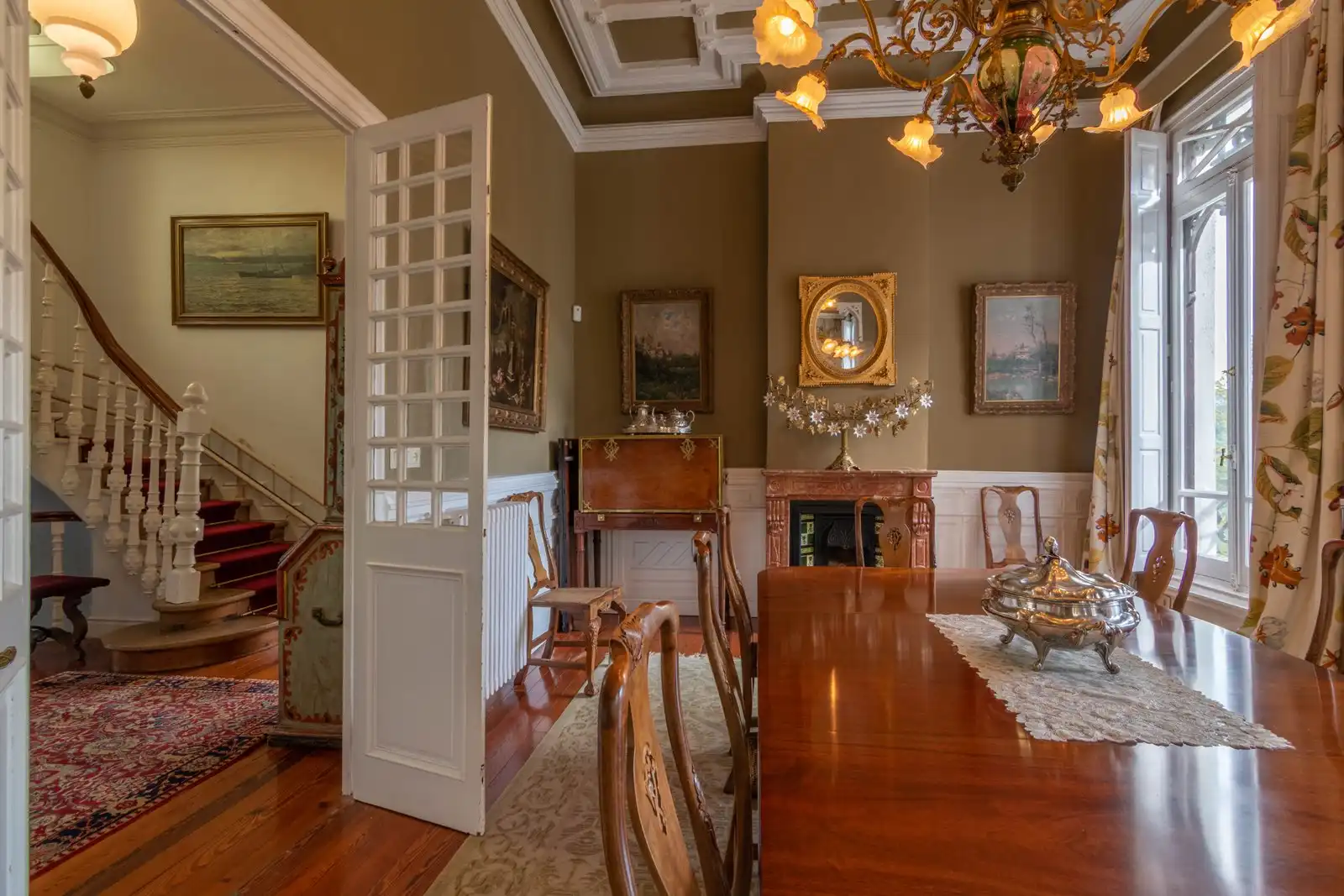 Comedor de Finca rústica en venta en Gordexola con Calefacción, Jardín privado y Terraza