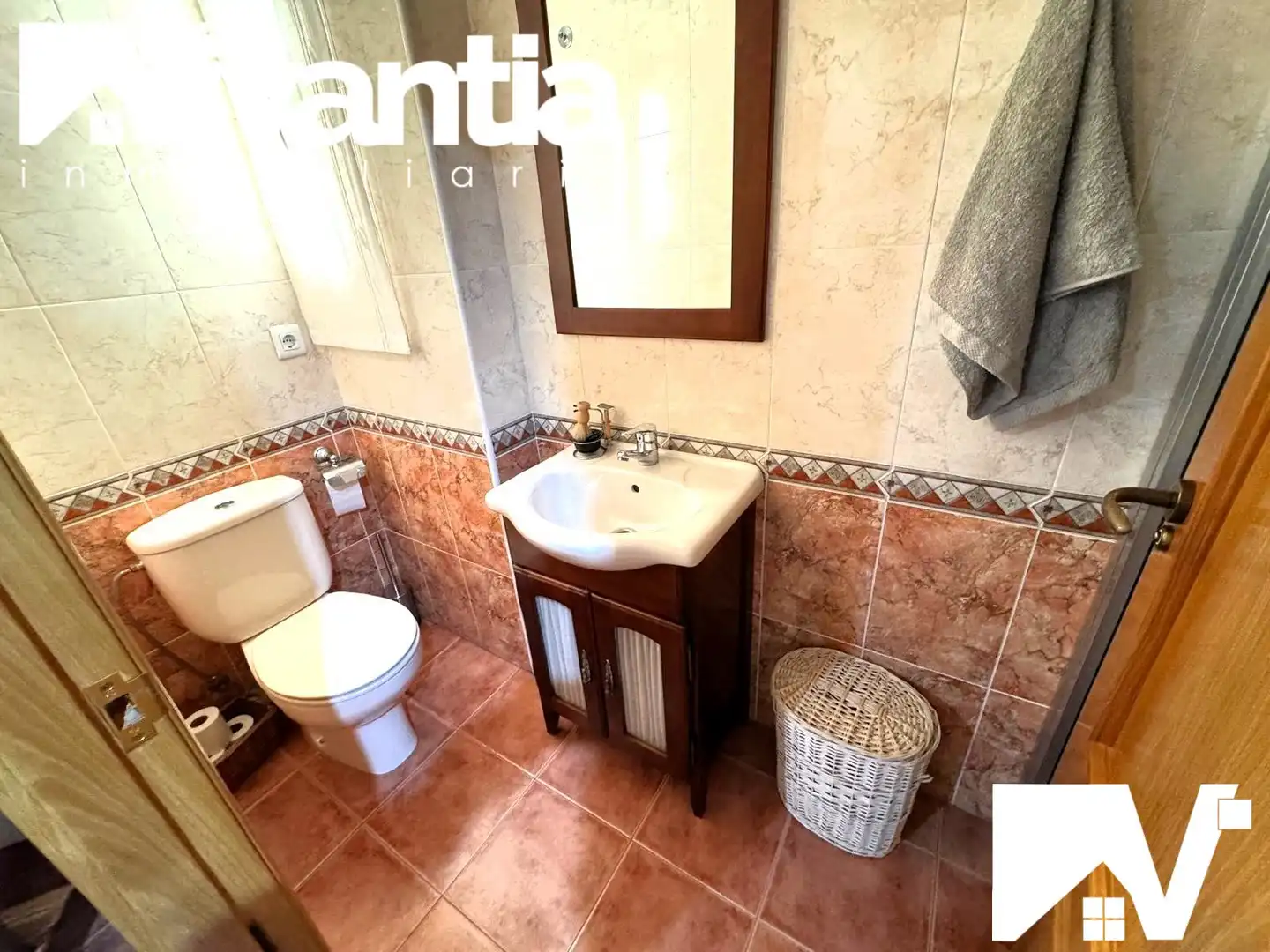 Badezimmer von Dachboden zum Verkauf in Lorca mit Terrasse und Möbliert