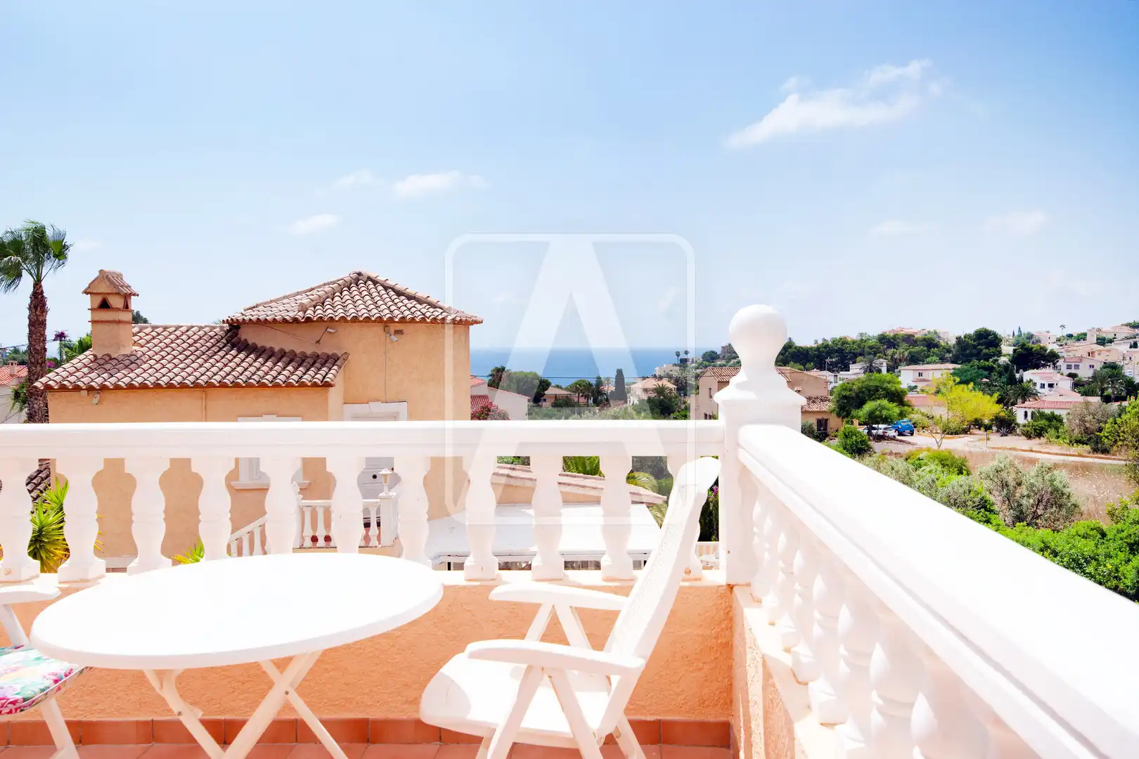 Terrassa de Casa o xalet en venda en Calpe / Calp amb Aire condicionat, Calefacció i Jardí privat