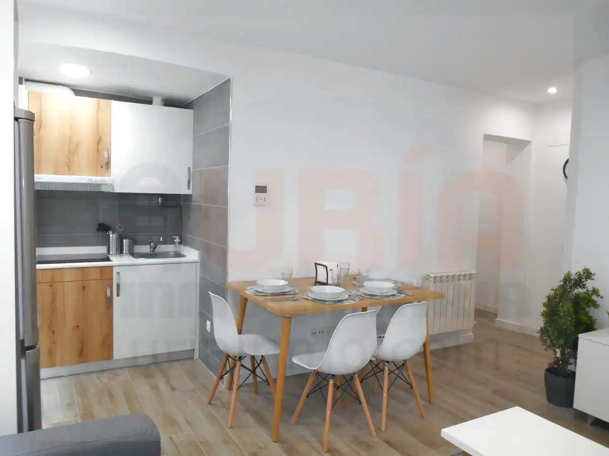 Cocina de Piso de alquiler en Oviedo  con Calefacción, Amueblado y Horno