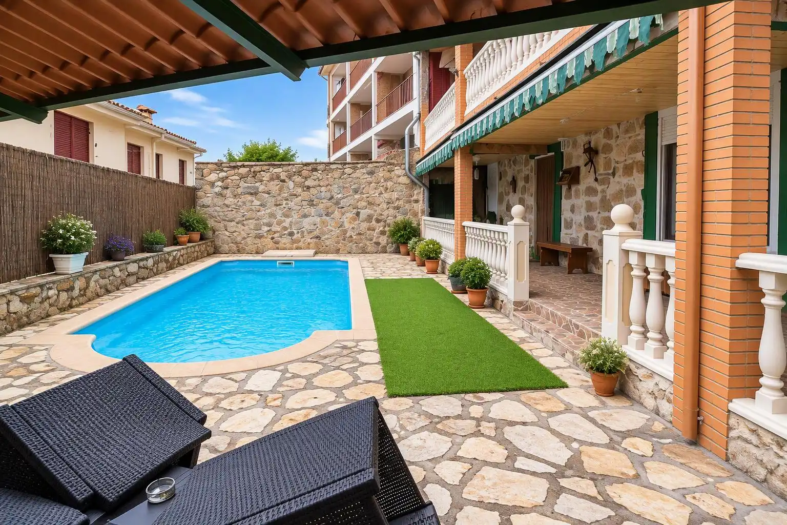 Terrasse von Wohnung zum Verkauf in Piedralaves, Ávila