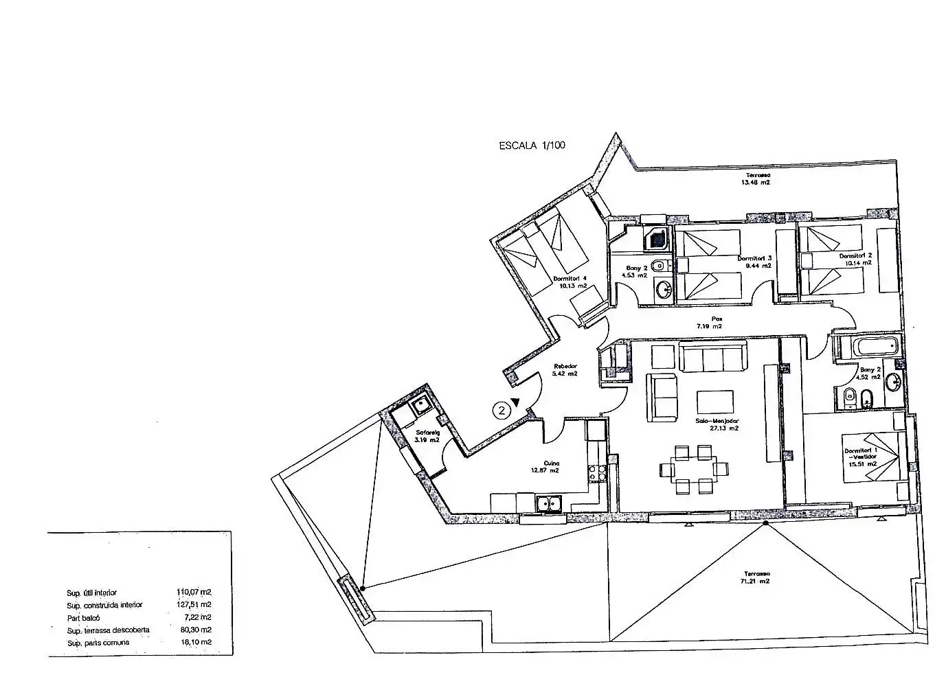 Attic for sale in Valls  with Air Conditioner, Heating and Private garden