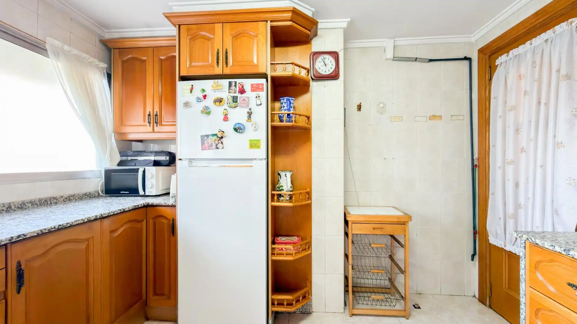 Küche von Wohnung zum Verkauf in Valencia mit Klimaanlage, Heizung und Parkett