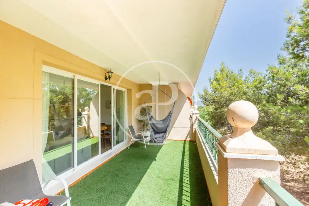 Terraza de Ático en venta en Bétera con Aire acondicionado, Calefacción y Jardín privado