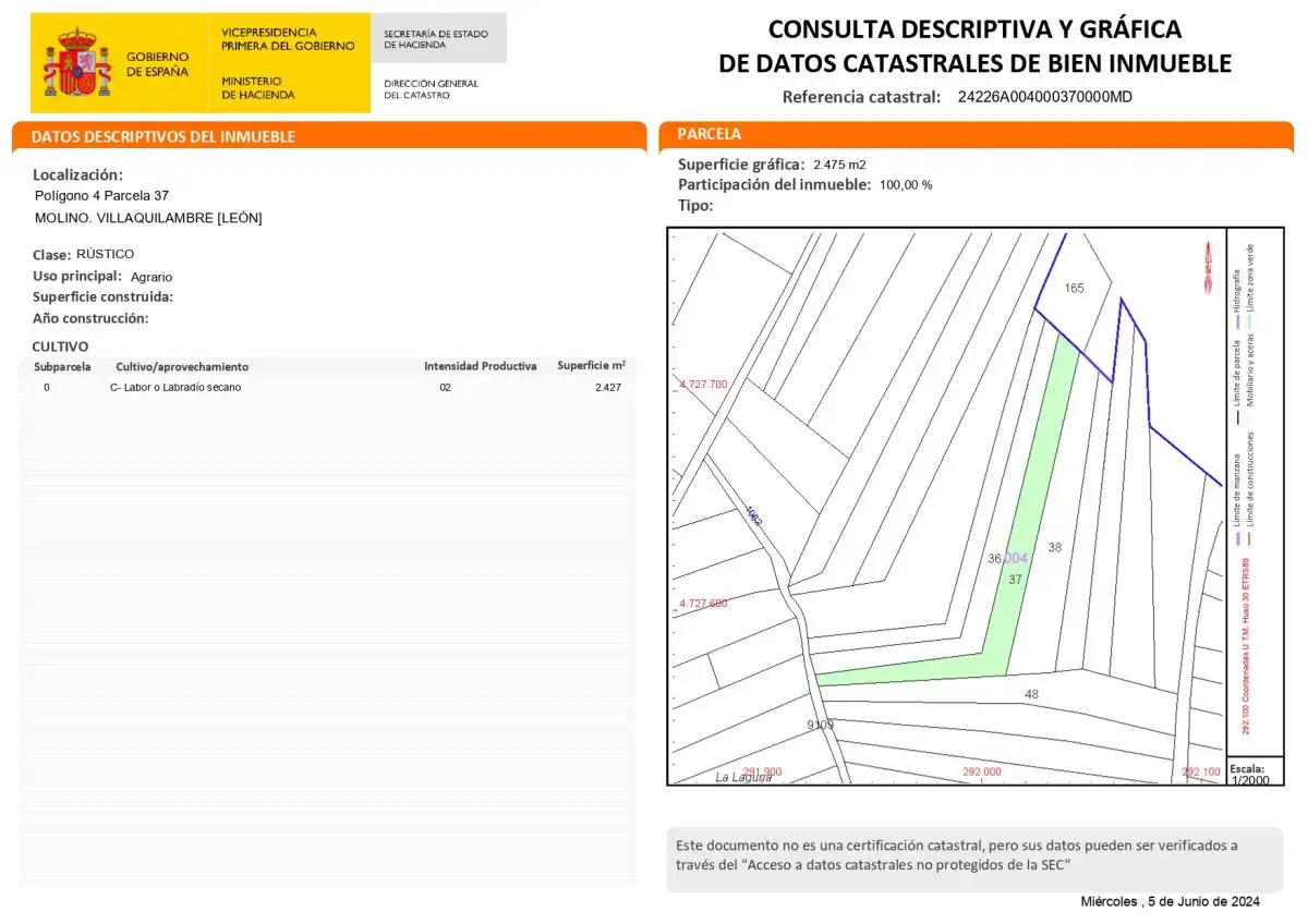 Terreni e lotti in vendita a Villaquilambre, imagen 2