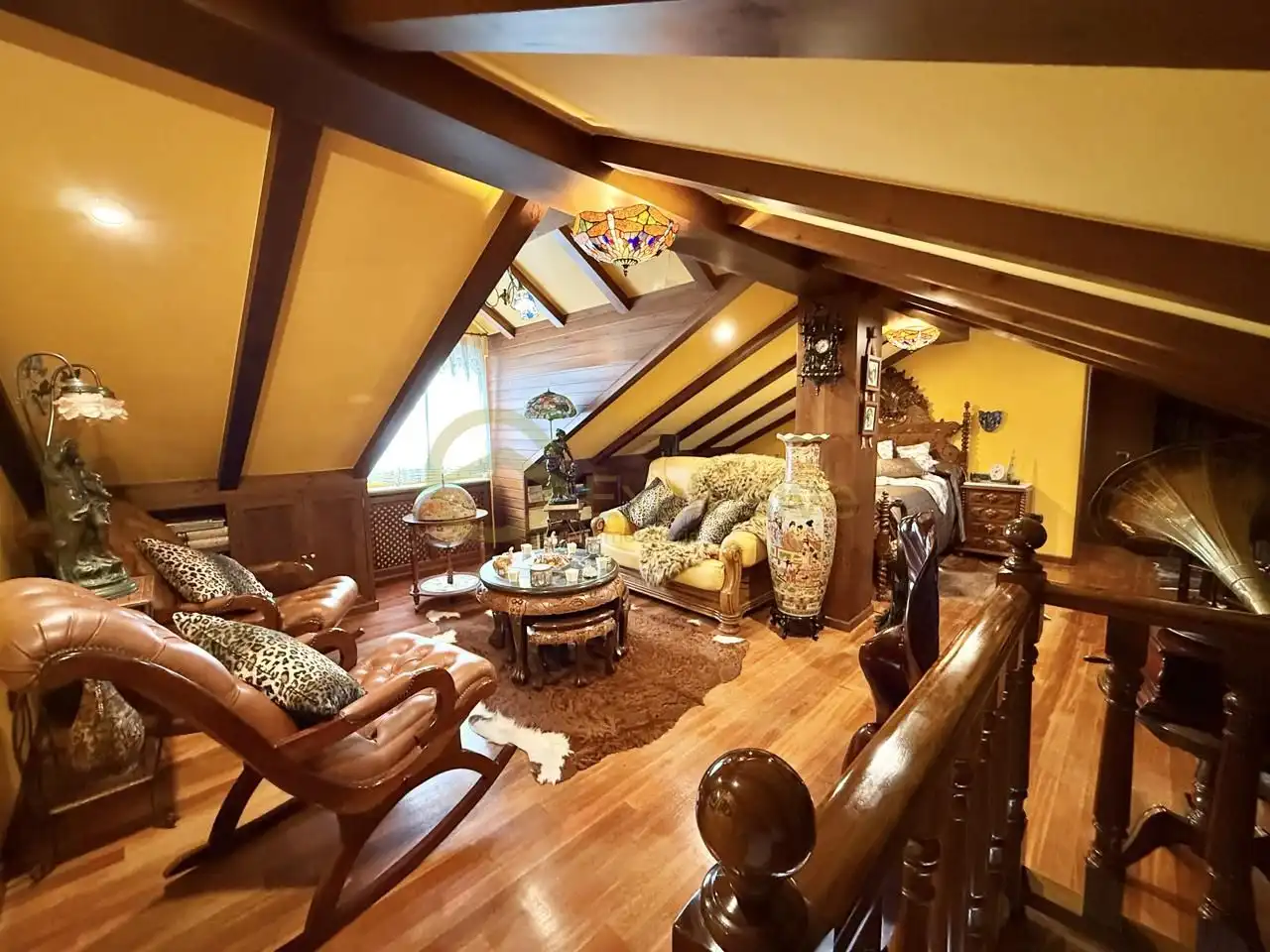 Sala de estar de Casa o chalet en venta en Castrillón con Calefacción, Jardín privado y Parquet