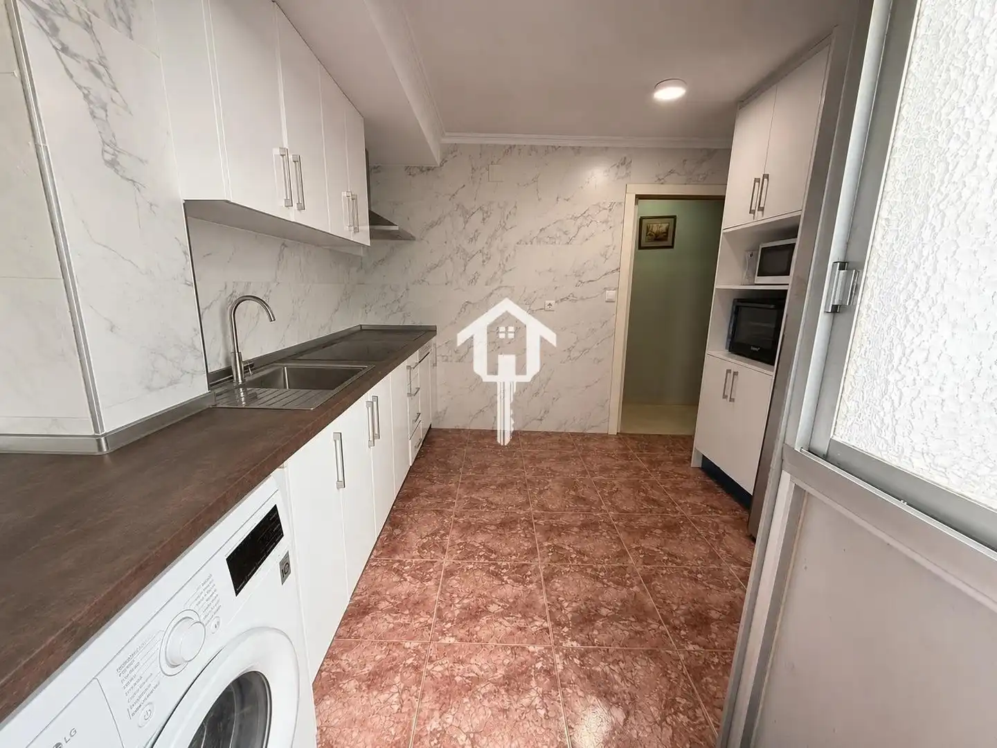 Kitchen of Flat for sale in Alicante / Alacant  with Terrace, Furnished and Balcony