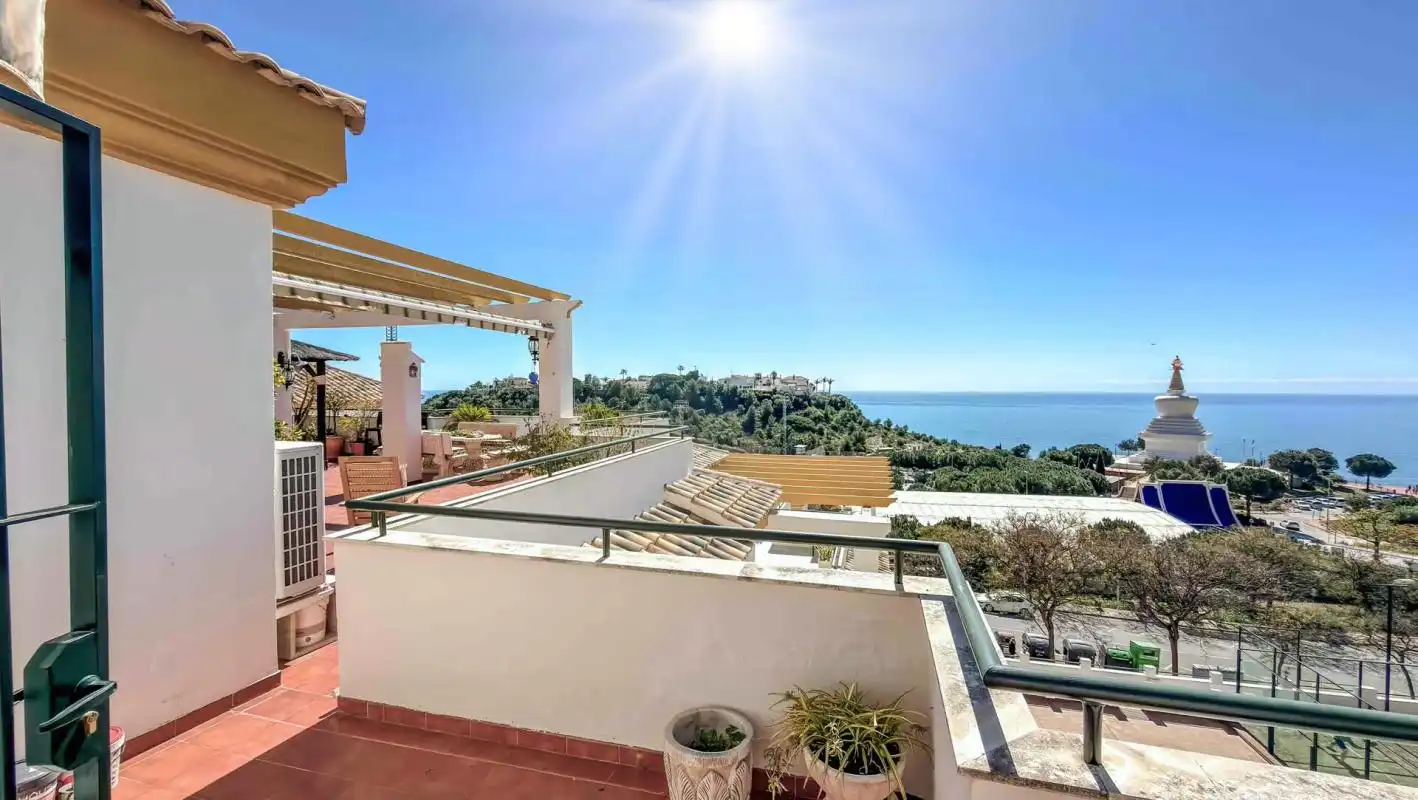Terrassa de Àtic en venda en Benalmádena amb Aire condicionat, Calefacció i Jardí privat