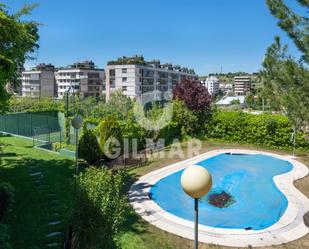 Garden of Single-family semi-detached for sale in  Madrid Capital  with Terrace and Balcony