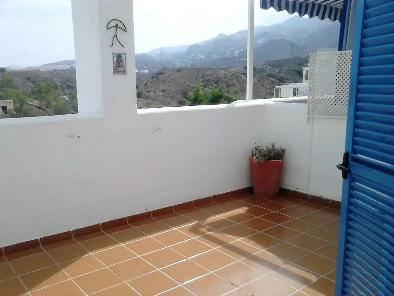 Terrassa de Apartament de lloguer en Mojácar amb Aire condicionat, Jardí privat i Terrassa