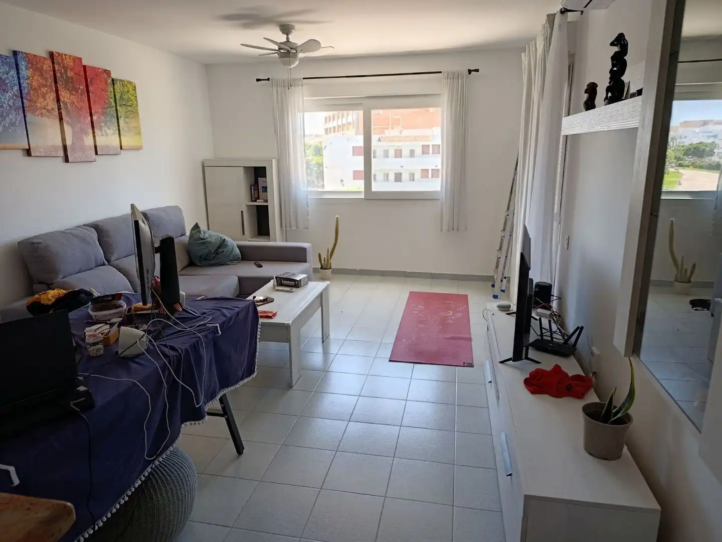 Sala de estar de Piso en venta en Roquetas de Mar ciudad
