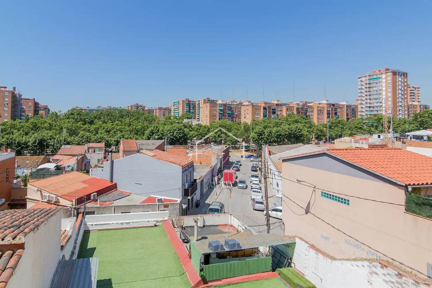 Exterior view of Flat for sale in Badalona  with Heating, Parquet flooring and Furnished