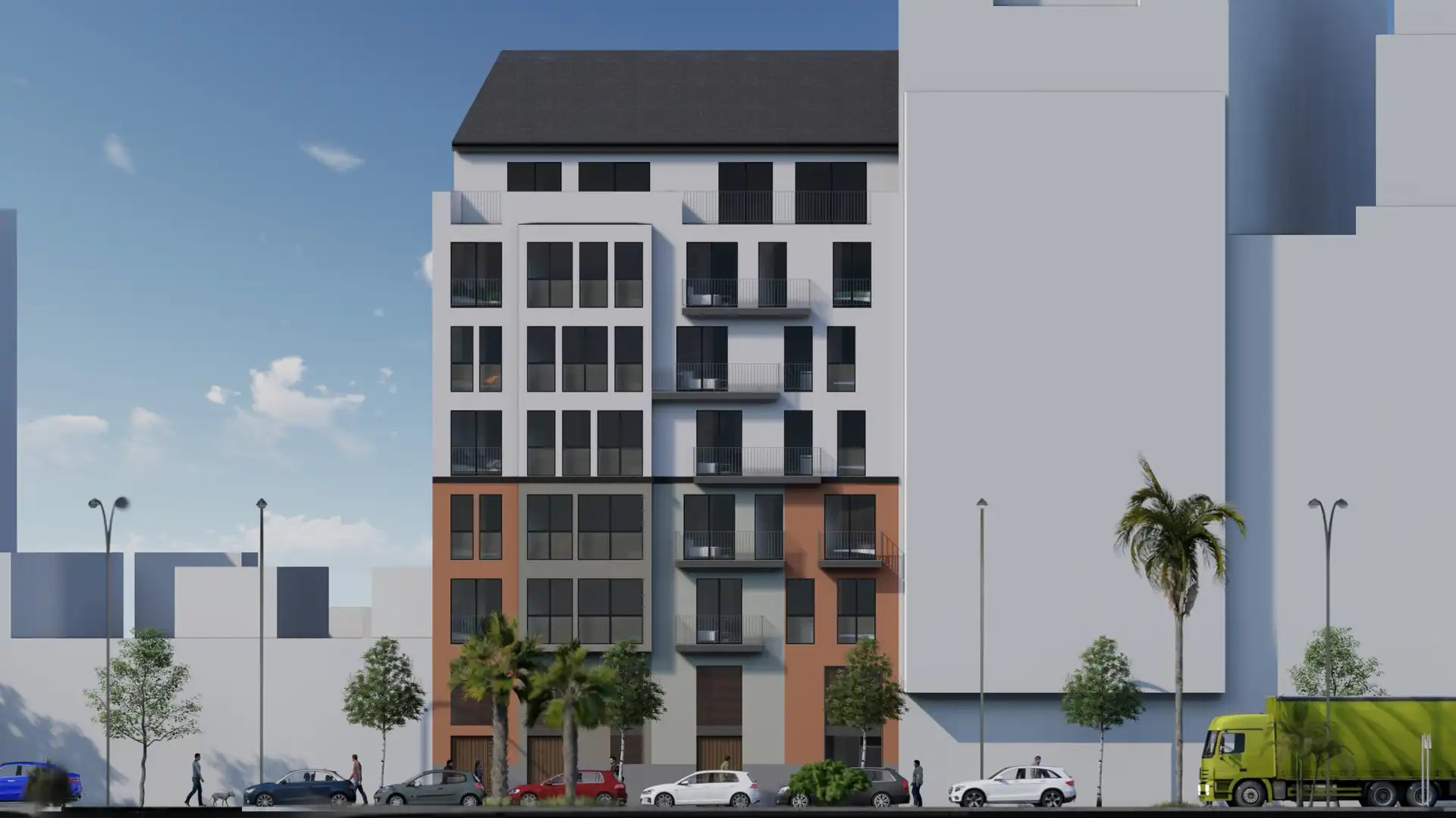 Vista exterior de Piso en venta en Castellón de la Plana / Castelló de la Plana con Aire acondicionado, Calefacción y Parquet